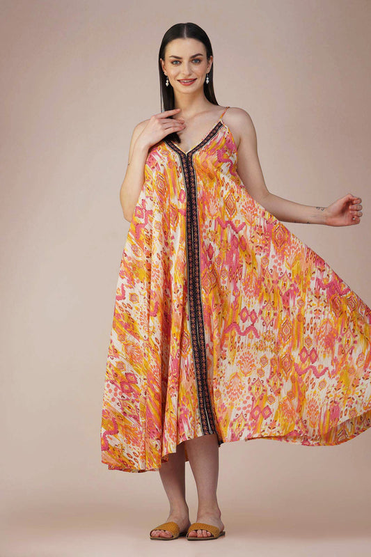 Citrus Delight String Dress - Vasya -