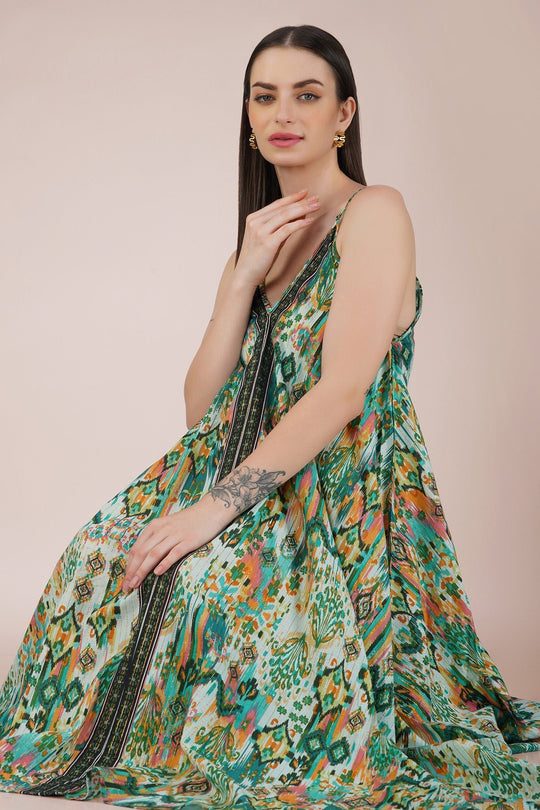 Emerald Enchantment String Dress - Vasya -