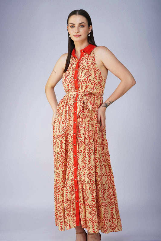 Eternal Elegance Sleeveless Long Dress - Vasya -