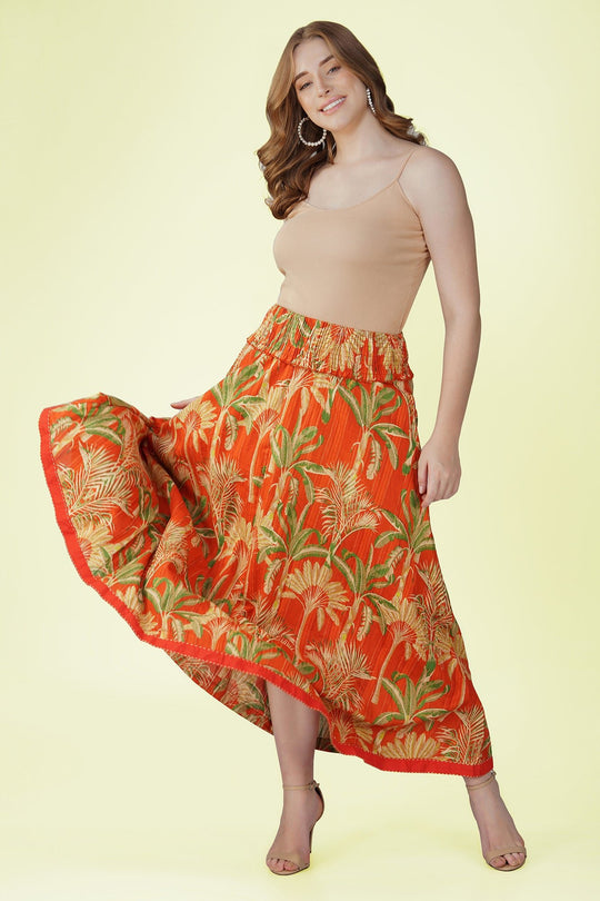 Vibrant Citrus Dream Skirt - Vasya -